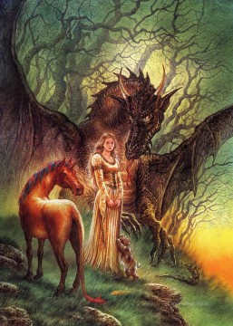 Histoire fantastique œuvres - dragon mary browns saga Magique